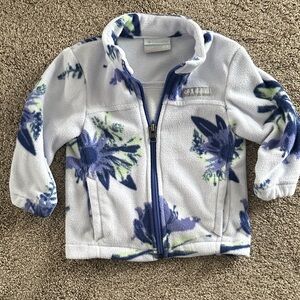Columbia Floral Fleece Jacket 12-18 months